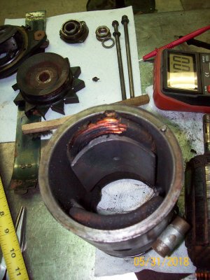 Delco Factory Rebuilt 6 volt 72U, 1950, 216 Chevy 