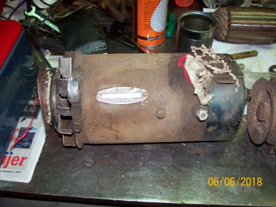6 volt Generator bent pulley