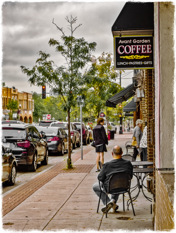 Small Town Sidewalk -  #34 Coffee