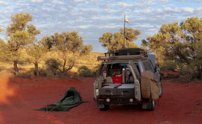 Camp at Madigan Clay Pan