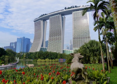 Marina Bay Sands  Hotel from Gardens by the Bay