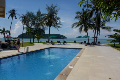 Pool at Frangipani Resort, Pantai Tengah