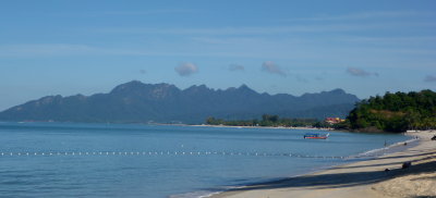 Beach at Frangipani Resort, Pantai Tengah
