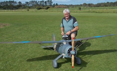 Colin and his Lysander, DSCN1285.jpg