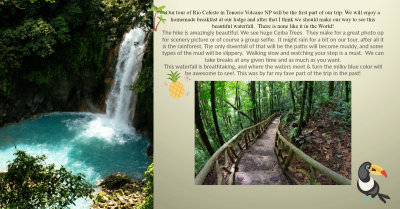 Itinerary for Costa Rica