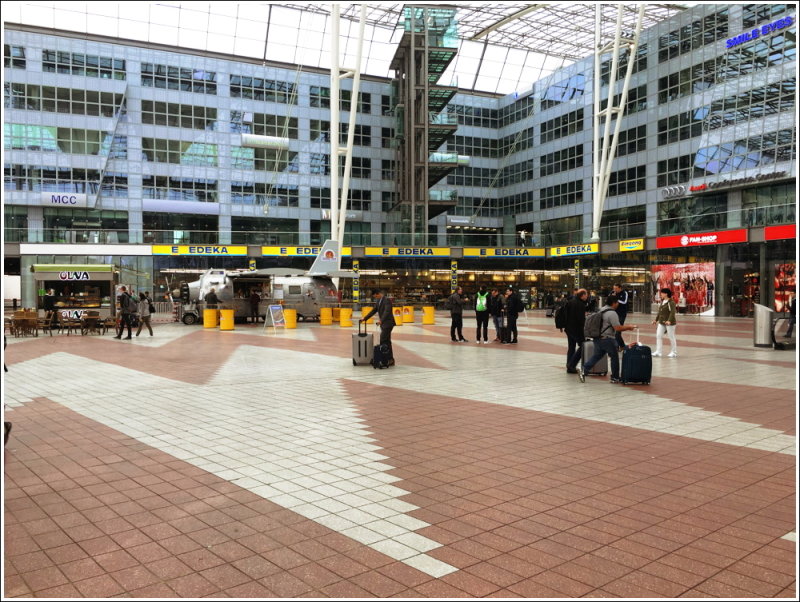 Munich Airport plaza