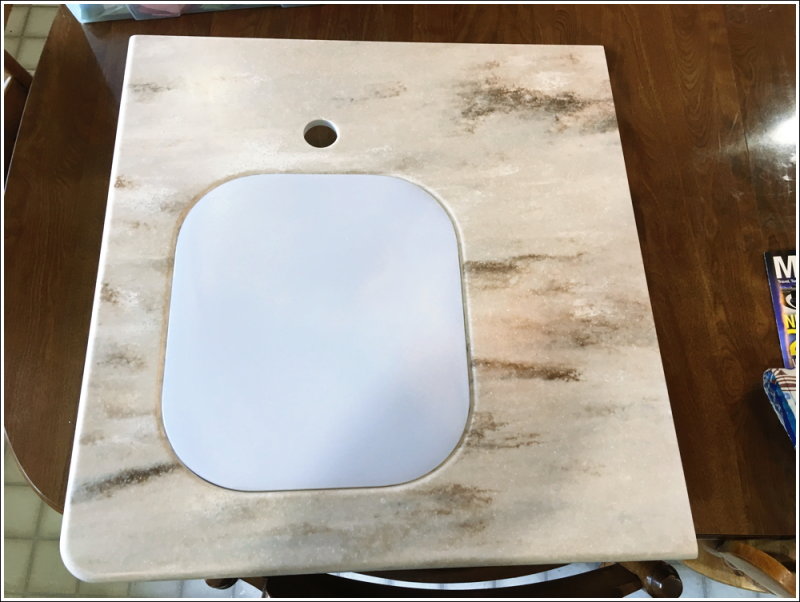 Building up cutting board sink insert