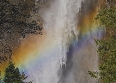 Rainbow at Bridal Veil Falls