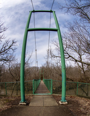 Pedestrian Suspension Bridge