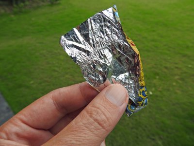 The candy wrapper