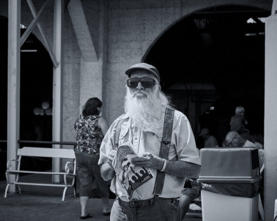 Old Timer spending his Social Security