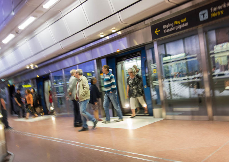 Stockholm-City new commuter train station