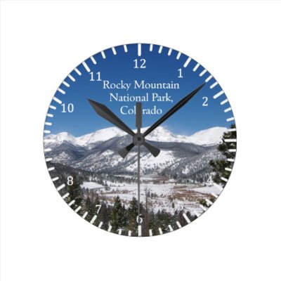 Rocky Mountain National Park clock