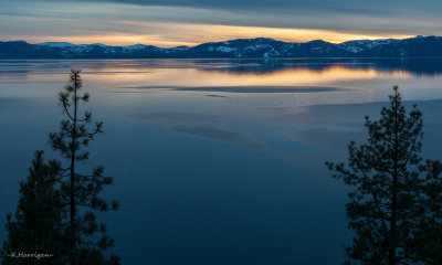 Twilight at Lake Tahoe