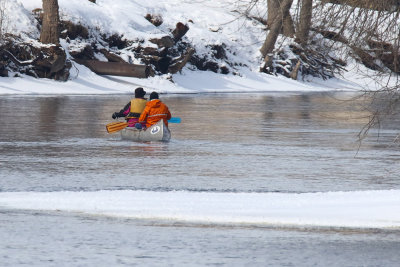 Cold Canoeing 