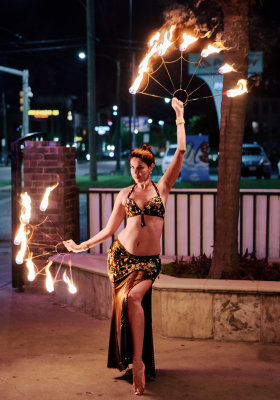 Katia fire dance Luxor