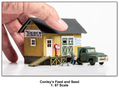 Conley's Feed and Seed Store 1:87 scale