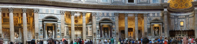Pantheon Panorama, Rear