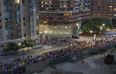 Crowded Streets To Watch Fireworks