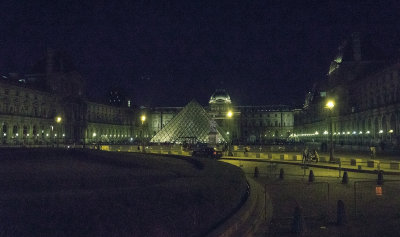 Louvre At Night