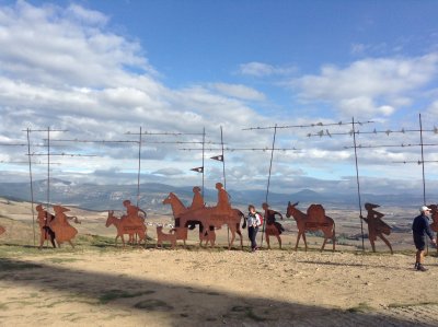 Pilgrims Alto del Perdon
