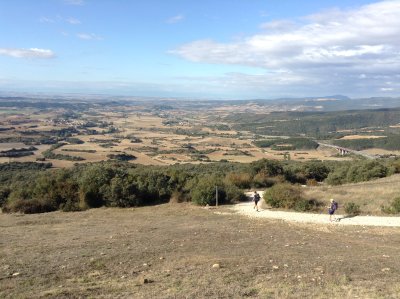 Towards Puente la Reina