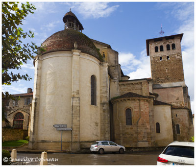 Abbaye de Saint-Sever / Le chevet  sept absides chelonnes