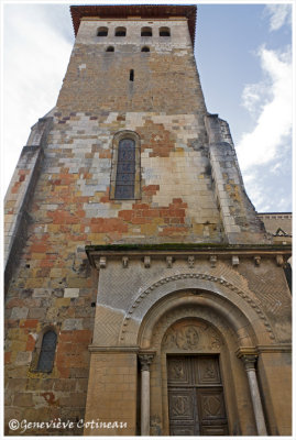 Abbaye de Saint-Sever / Portail et tympan nord