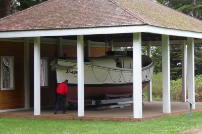 Coast Guard Lifeboat display