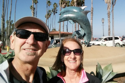 Stearns Wharf selfie