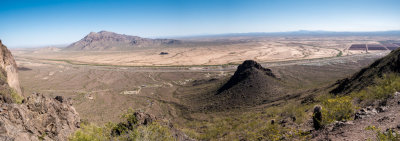 Panorama from the saddle