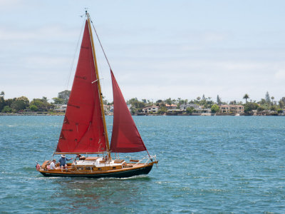 San Diego bay sailing