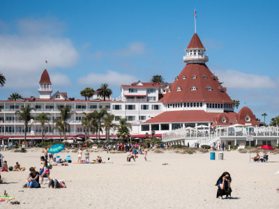 Hotel from the beach