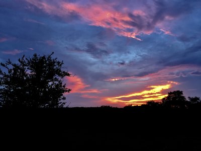 Sunsets at Palomino Ranch in Leander, Texas 
