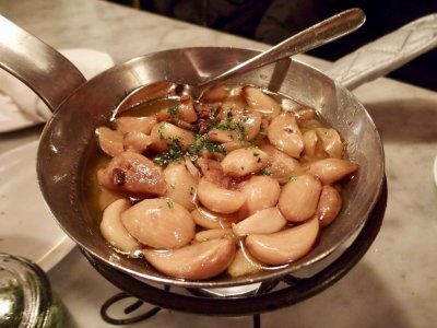 The Stinking Rose - Garlic Soaking in a Hot Tub