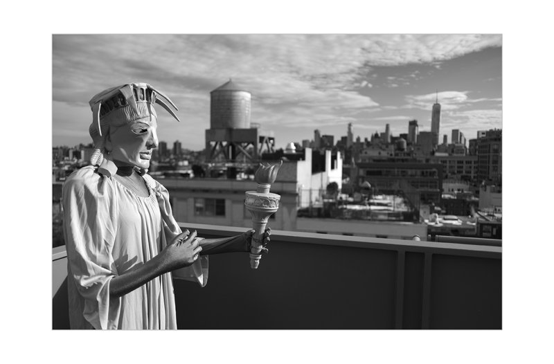 Lady Facing West