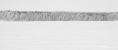 Lake under Snow