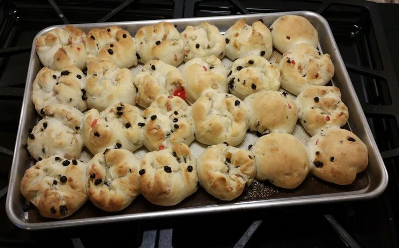 Stollen Butter Rolls
