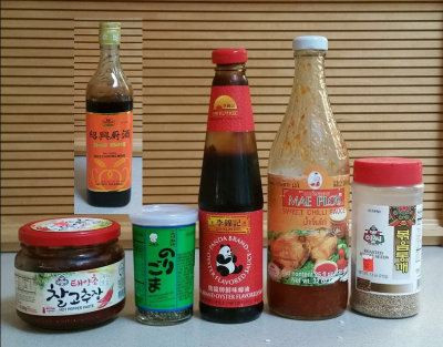 Asian Store Ingredients for Squid Bulgogi