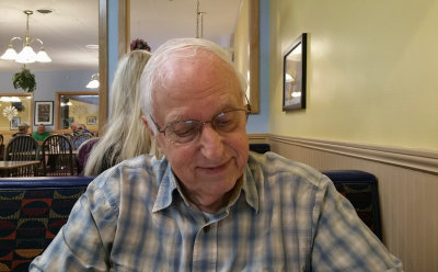 My sweetie on his 85th birthday