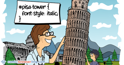 Pisa Tower - CSS Humor