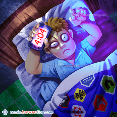Sleep - Webcomic about web developers, programmers and browsers
