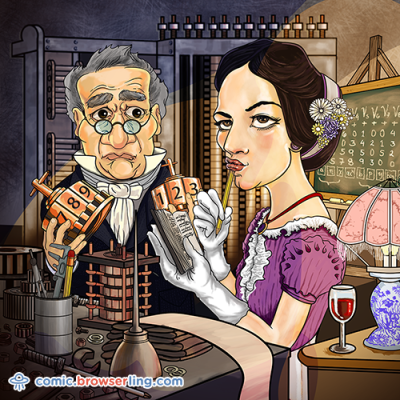 Ada Lovelace - Jokes about programmers, web development, and web browsers