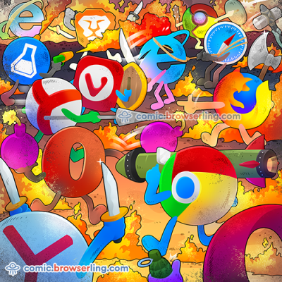 Browser Wars 2018 - Jokes about programmers, web development, and web browsers
