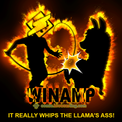 Winamp - Jokes about programmers, web development, and web browsers