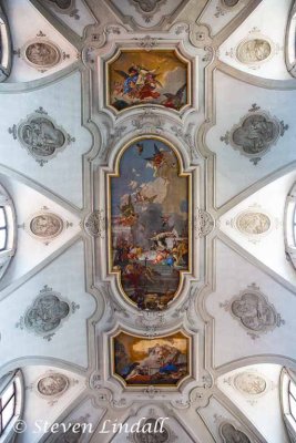 Ceiling and fresco of the Gesuati