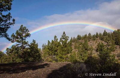 Rainbow over El Teide National Park
