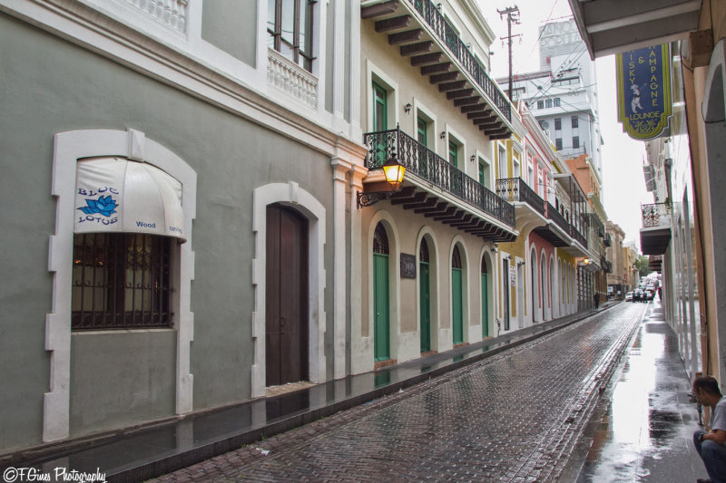 Old San Juan street.