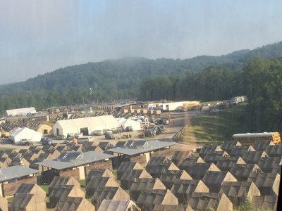 3. Base Camp A staff Hot showers.JPG