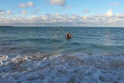 sunset dip